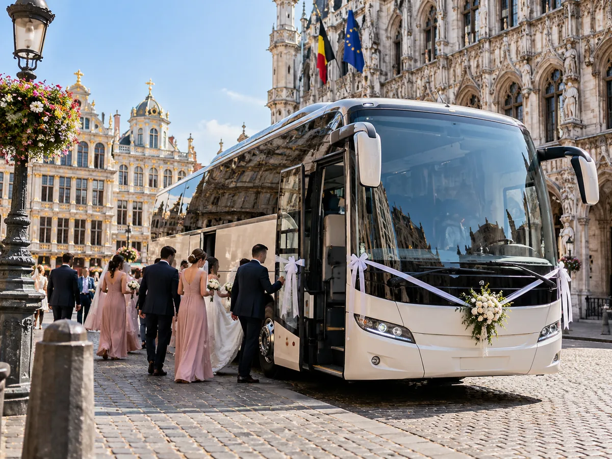 Wedding Bus Hire Brussels